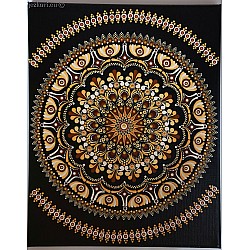 Mandala obdélník 24 cm x 30 cm