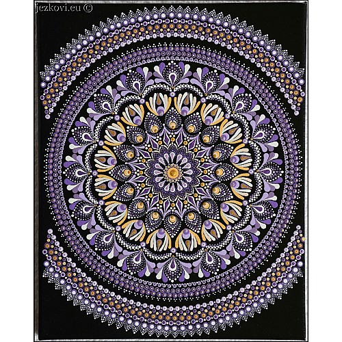Mandala obdélník 24 cm x 30 cm