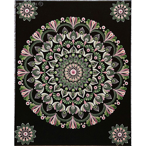 Mandala obdélník 24 cm x 30 cm