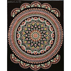 Mandala obdélník 24 cm x 30 cm
