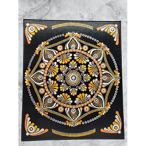 Mandala obdélník 25 cm x 30 cm