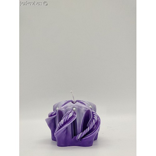 Ručně vyřezávaná svíčka 5 cm