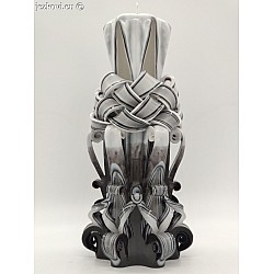 Ručně vyřezávaná svíčka 20 cm