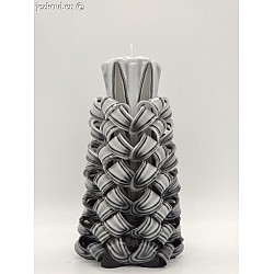 Ručně vyřezávaná svíčka 17 cm