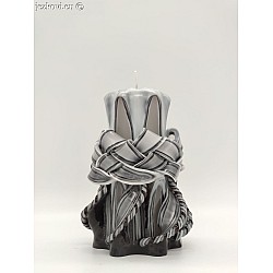 Ručně vyřezávaná svíčka 13 cm