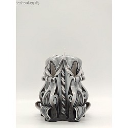 Ručně vyřezávaná svíčka 10 cm