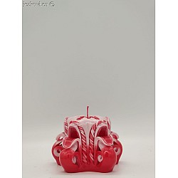 Ručně vyřezávaná svíčka 5 cm