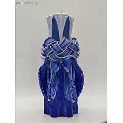 Ručně vyřezávaná svíčka 20 cm