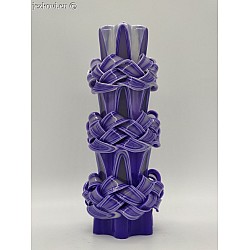 Ručně vyřezávaná svíčka 20 cm