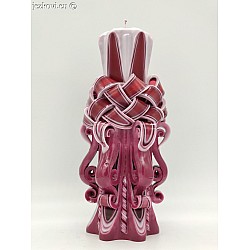 Ručně vyřezávaná svíčka 20 cm