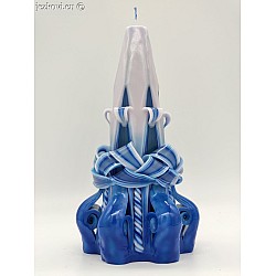 Ručně vyřezávaná svíčka 18 cm