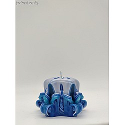 Ručně vyřezávaná svíčka 5 cm