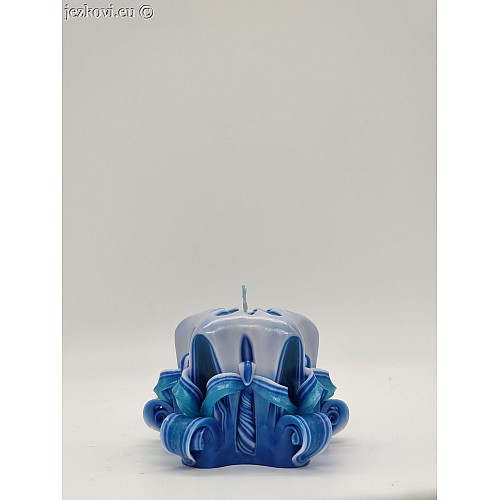 Ručně vyřezávaná svíčka 5 cm