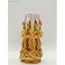 Ručně vyřezávaná svíčka 17 cm