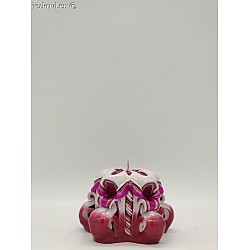 Ručně vyřezávaná svíčka 5 cm Ručně vyřezávaná svíčka 5 cm