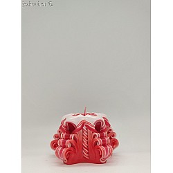 Ručně vyřezávaná svíčka 5 cm