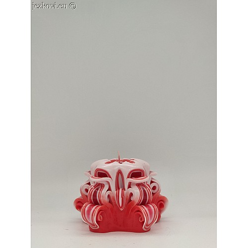 Ručně vyřezávaná svíčka 5 cm