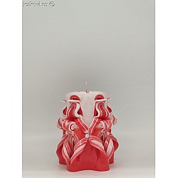 Ručně vyřezávaná svíčka 10 cm