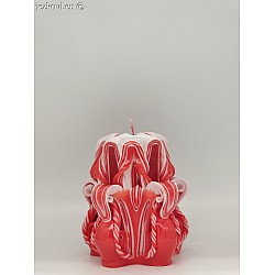 Ručně vyřezávaná svíčka 10 cm