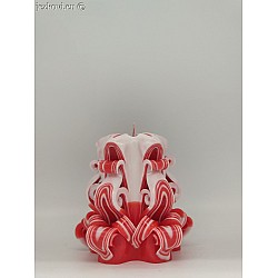 Ručně vyřezávaná svíčka 10 cm