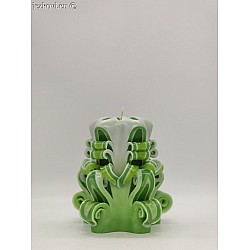 Ručně vyřezávaná svíčka 10 cm