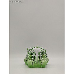 Ručně vyřezávaná svíčka 5 cm