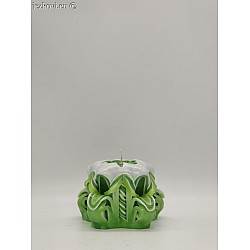 Ručně vyřezávaná svíčka 5 cm