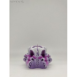 Ručně vyřezávaná svíčka 5 cm