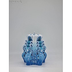 Ručně vyřezávaná svíčka 10 cm