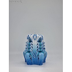 Ručně vyřezávaná svíčka 10 cm