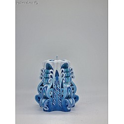 Ručně vyřezávaná svíčka 10 cm