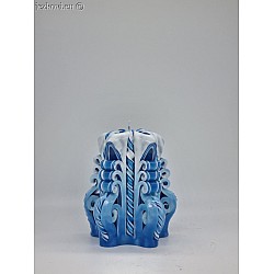 Ručně vyřezávaná svíčka 10 cm