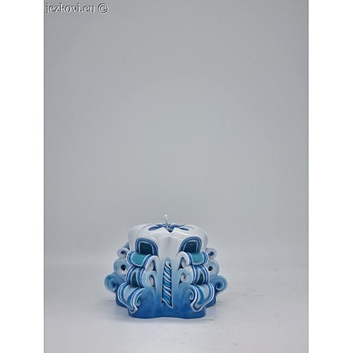 Ručně vyřezávaná svíčka 5 cm