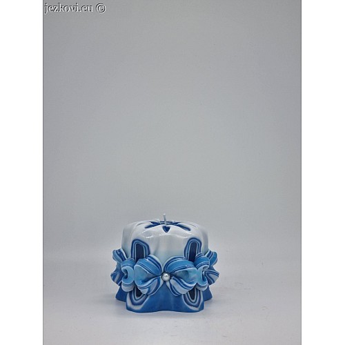 Ručně vyřezávaná svíčka 5 cm